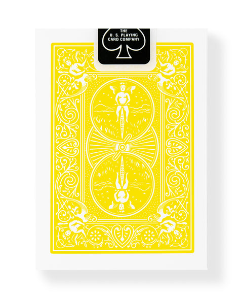 Bicycle Rider Back: Yellow