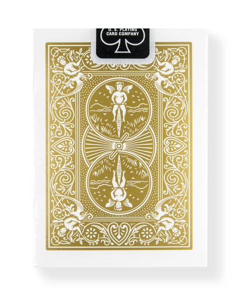 Bicycle Rider Back: Gold