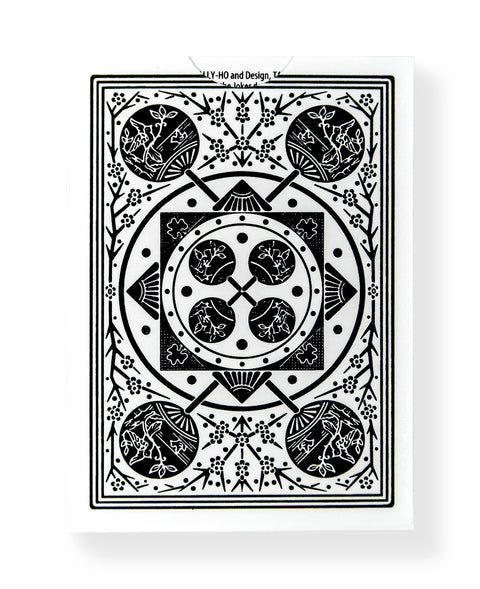 Tally-Ho Fan Back: White