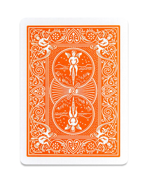 Bicycle Rider Back: Orange