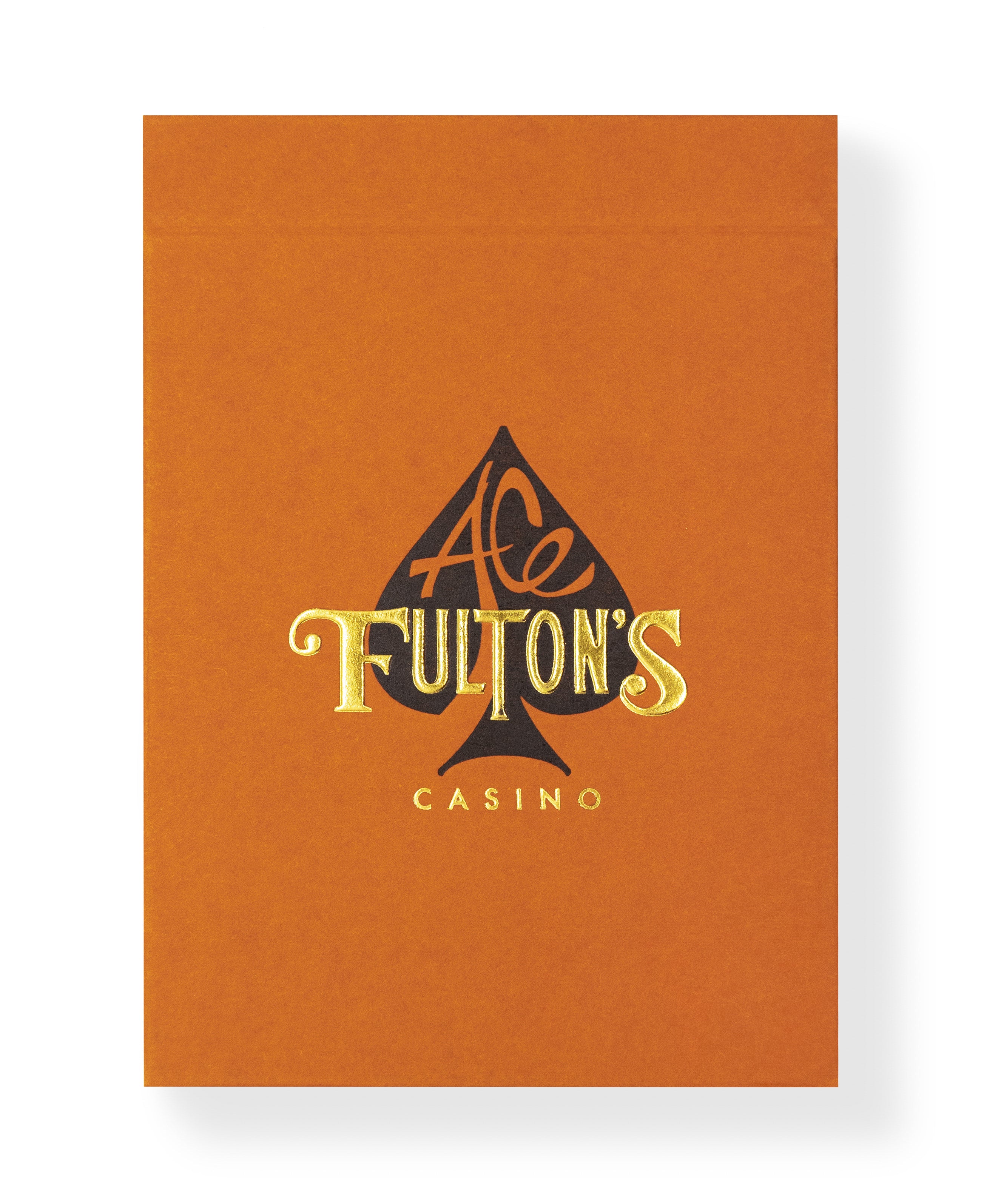 Ace Fulton s Casino Vintage Back Orange King of Cards