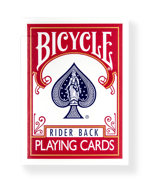 Bicycle Rider Back: Red