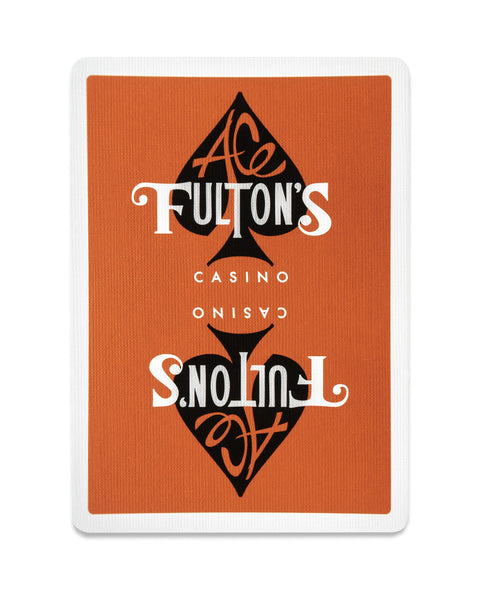 Ace Fulton's Casino: Vintage Back Orange