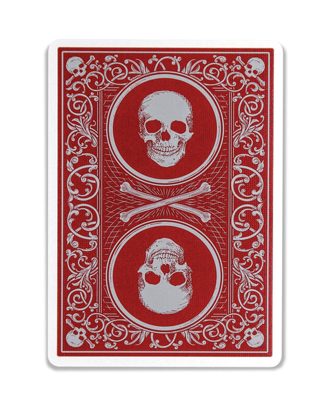 Superior Skull & Bones V2: Red & Silver