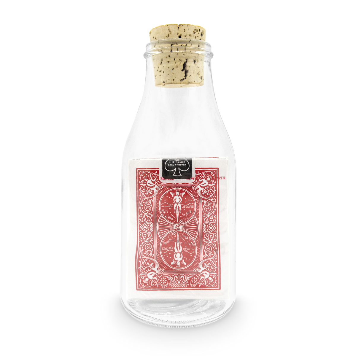 Impossible Bottle: Bicycle Rider Back Red