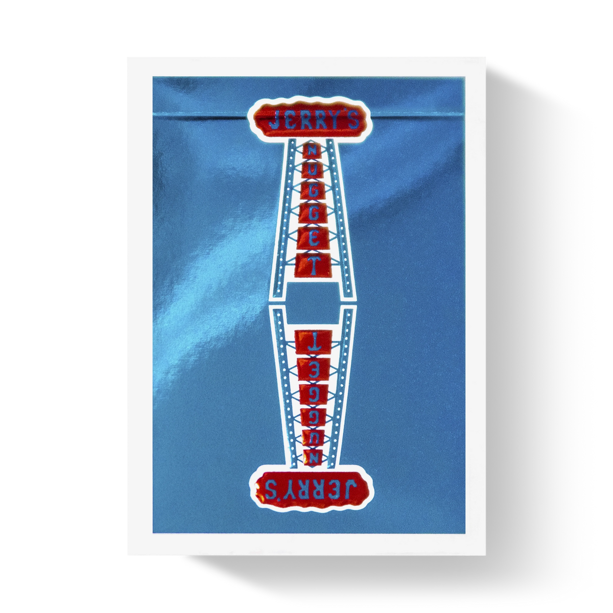 Jerry's Nugget Vintage Feel: Blue Foil