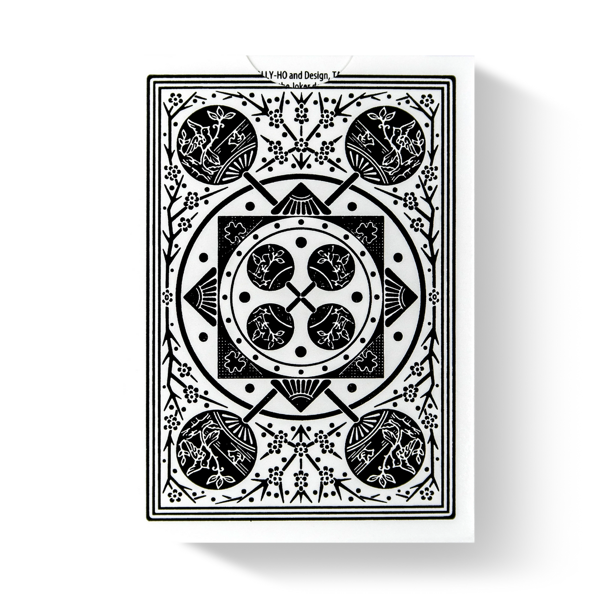 Tally-Ho Fan Back: White