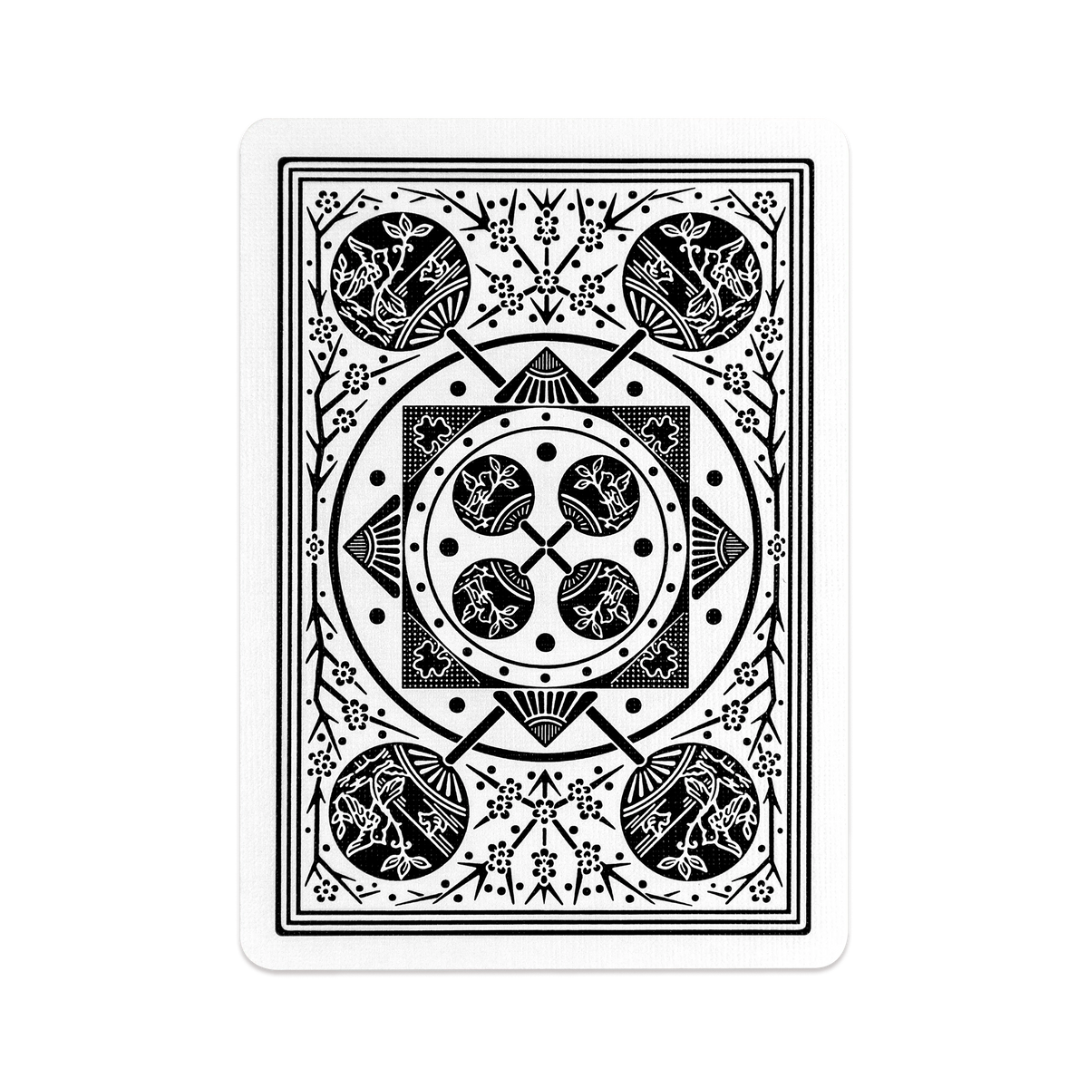 Tally-Ho Fan Back: White