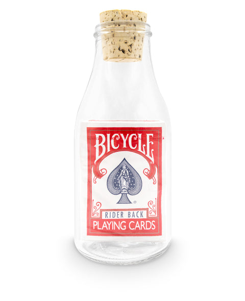 Impossible Bottle: Bicycle Rider Back Red