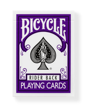 Bicycle Rider Back: Purple