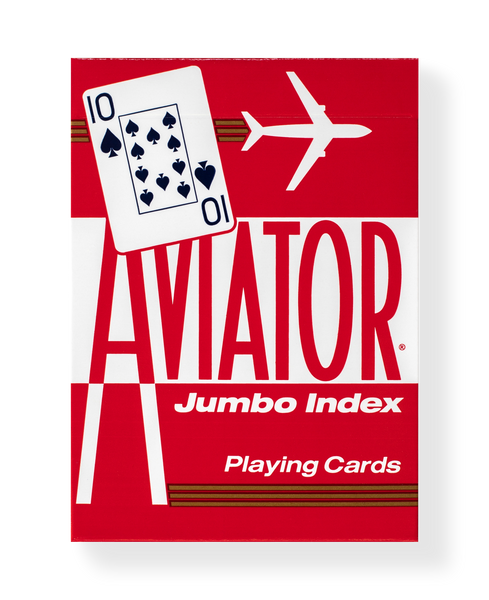 Aviator Jumbo Index: Red – King of Cards