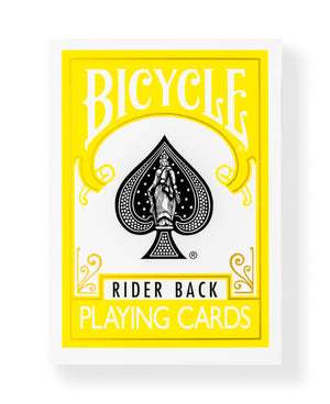 Bicycle Rider Back: Yellow