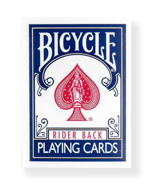 Bicycle Rider Back: Blue
