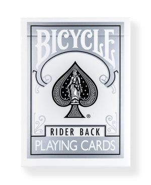 Bicycle Rider Back: Silver