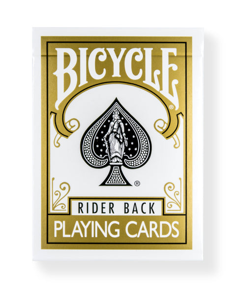 Bicycle Rider Back: Gold