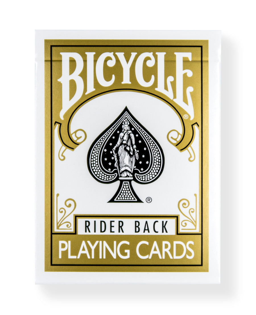 Bicycle Rider Back: Gold