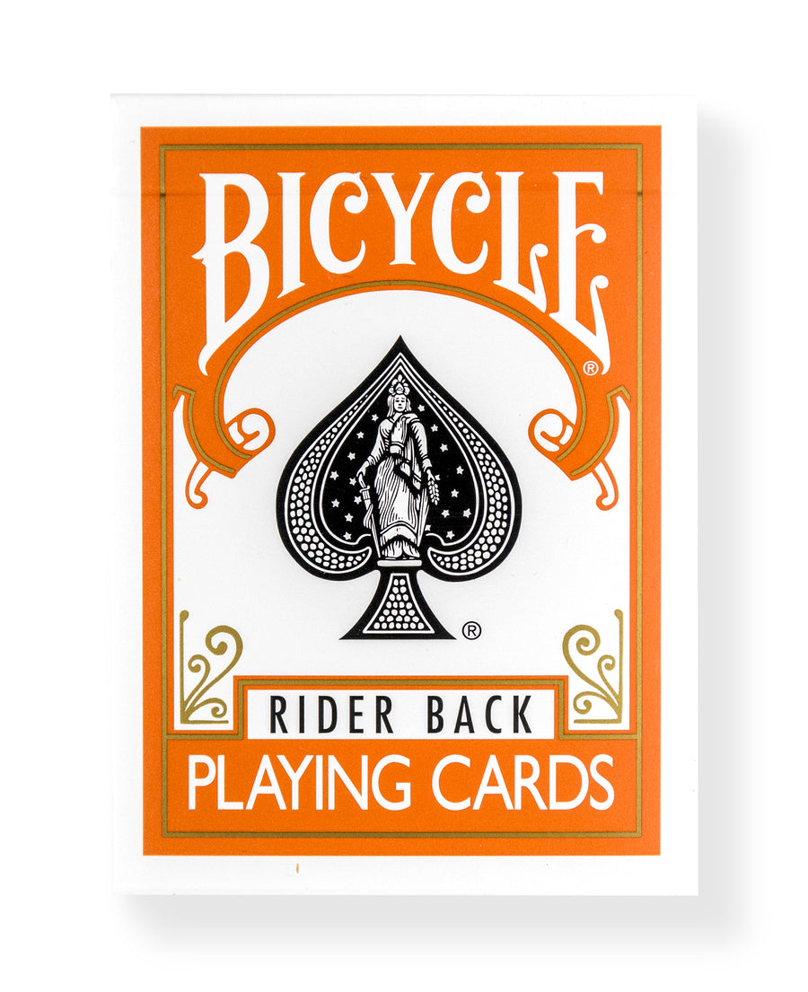 Bicycle Rider Back: Orange