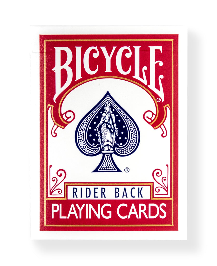 Bicycle Rider Back: Red